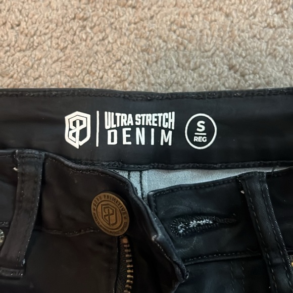 Born Primitive Ultra Stretch Black Skinny Jeans Mid Rise - Picture 2 of 4